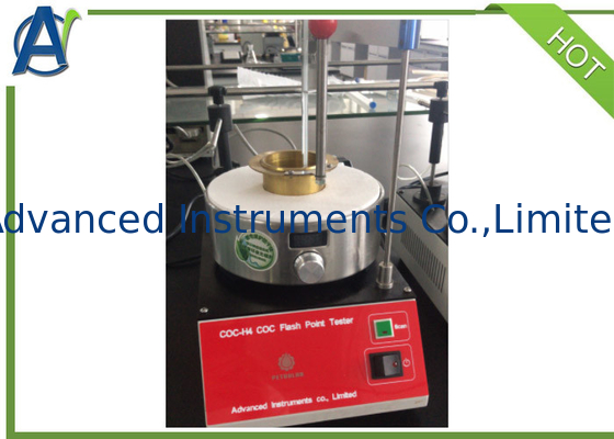 Bestseller ASTM D92 Cleveland Open Cup Flash Point Test instrument voor smeerolie