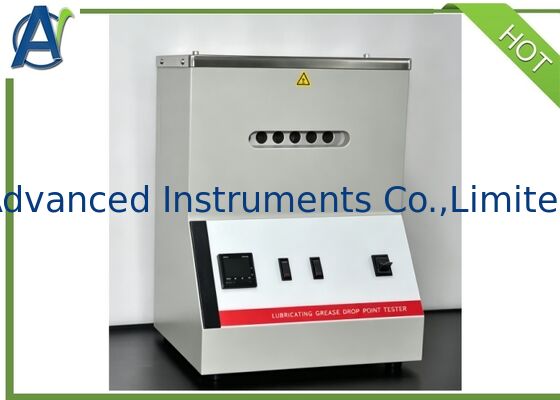 ASTM D2265 ISO6299 Apparatuur voor druppunt van vet Breed temperatuurbereik Tester voor druppunt van vet