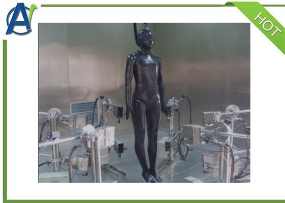 Van de de Mannequinvlam van ASTM F1930 Van instrumenten voorzien de Testmateriaal van Engulfment